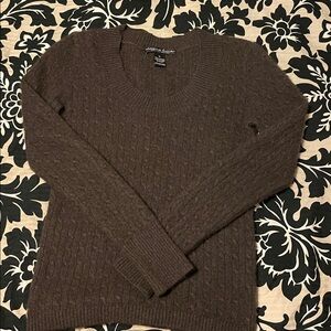 Marina Luna cable knit cashmere sweater